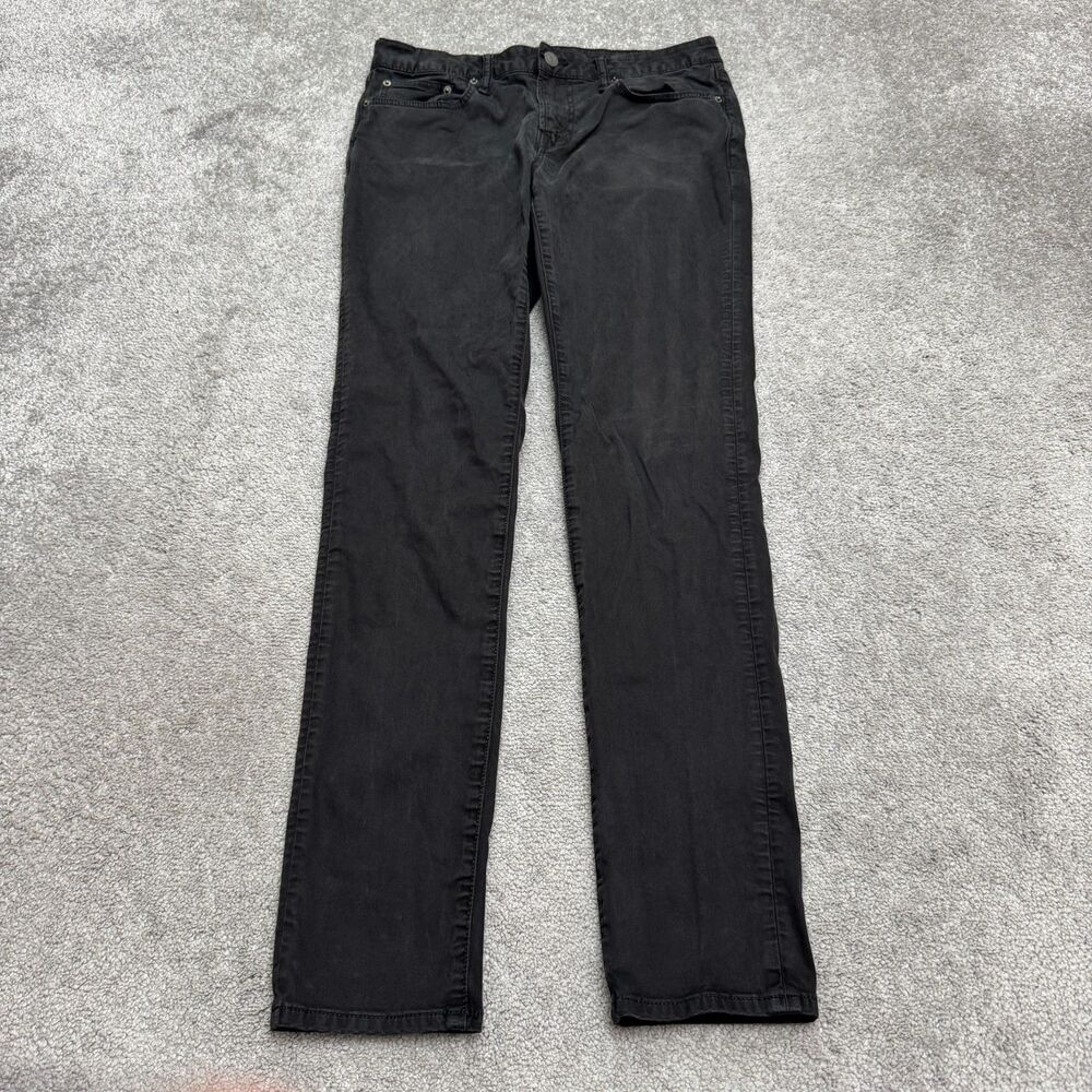 American Eagle Ne(X)t Level Flex Slim Straight Leg Denim Jeans Mens 31x34 Black